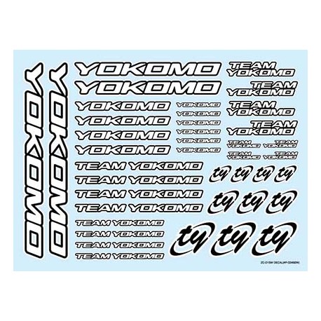 YOKOMO ZC- D15BL Team Logo Decal 2015 BLUE