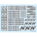 YOKOMO ZC- D15BL Team Logo Decal 2015 BLUE