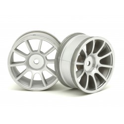 RIDE 25007 1/10 M-Chassis 47, 10 Spoke Wheels matte Silver