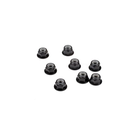 TEAM LOSI LOSA6315 Wheel Nuts, Aluminum, M4x0.7MM (8pcs)