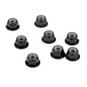 TEAM LOSI LOSA6315 Wheel Nuts, Aluminum, M4x0.7MM (8pcs)