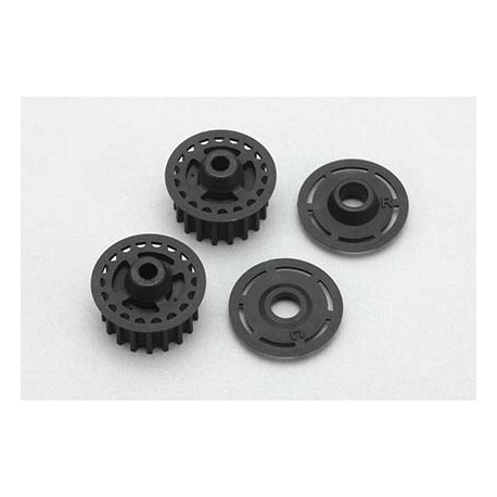 YOKOMO Z4- 630CR Center & rear pulley w/Frange　for YZ-4