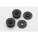 YOKOMO Z4- 630CR Center & rear pulley w/Frange　for YZ-4