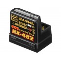 Sanwa RX-482 Receiver with integrated antenna (2.4 GHz, FH4, 4-Channel, SSR, SSL)