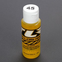 TEAM LOSI TLR74012 SILICONE SHOCK OIL 45 WT, 2 OZ