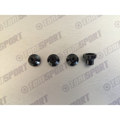 MR33 MR33- AN Aluminum Nut M4 For 1/10 Touring Set-Up System (4)