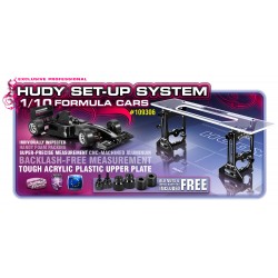 HUDY 109306 - Universal Exclusive Setup System for 1:10 Formula Cars