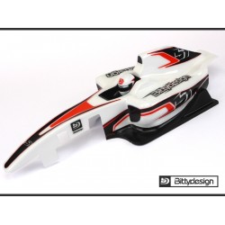 Bittydesign 1/10 F1 TYPE-6C Clear Body Lightweight