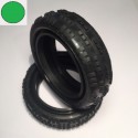 Ballistic 2wd Cut-Rib Green Front Tyre