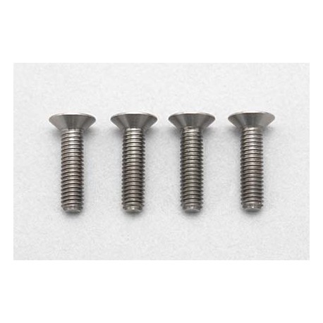 YOKOMO RP-042-12 Racing Performer High precision cutting titanium flat head screw M3×12mm 