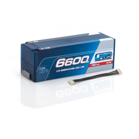 LRP BATERÍA 14,8V-6600MAH LIPO 110/55C 4S P5 1/8 CCL C.DURA