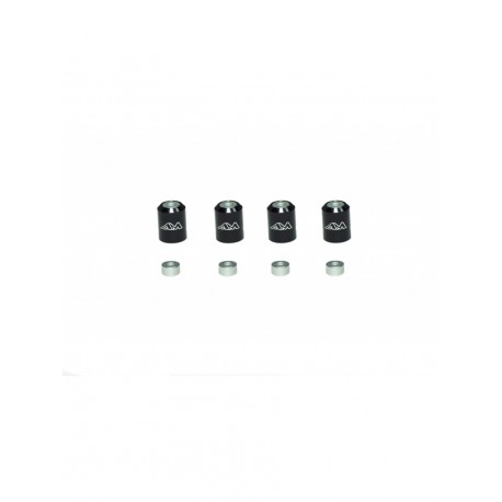 ARROWMAX AM-190044 Body Post Marker for 1/10 Cars (Black, 4pcs)