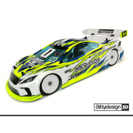 Bittydesign 1/10 Touring JP8 190mm Clear Body (Lightweight)