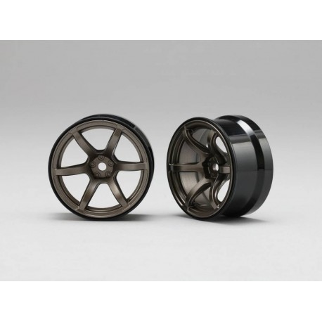 Yokomo Racing Performer High Traction Type Drift Wheel 6mm Offset - Titanium