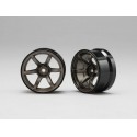 Yokomo Racing Performer High Traction Type Drift Wheel 6mm Offset - Titanium