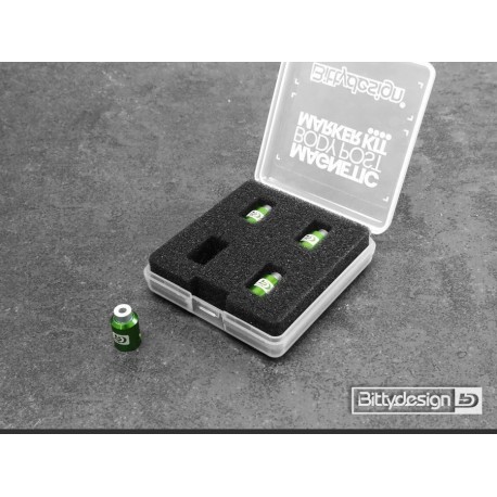 Bittydesign Magnetic Body Post Marker Kit - GREEN