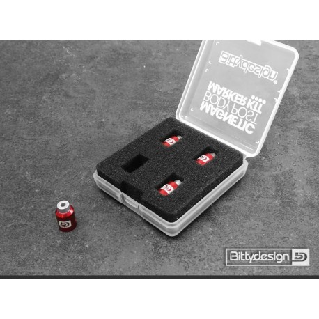 Bittydesign Magnetic Body Post Marker Kit - RED