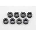 Yokomo ZC-A3630B 3×6×3.0mm Aluminum Shim (8pcs·Black)