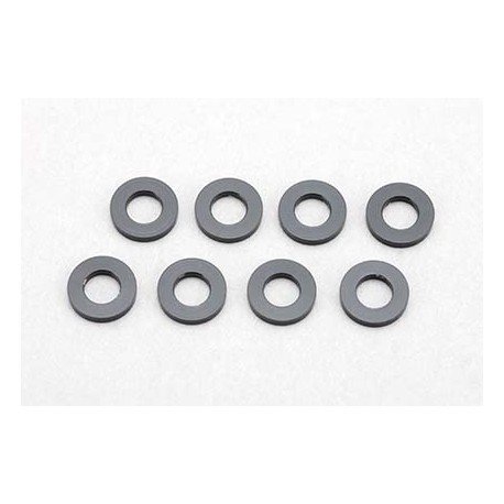 Yokomo ZC-A3605B 3×6×0.5mm Aluminum Shim (8pcs·Black)