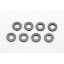 Yokomo ZC-A3605B 3×6×0.5mm Aluminum Shim (8pcs·Black)