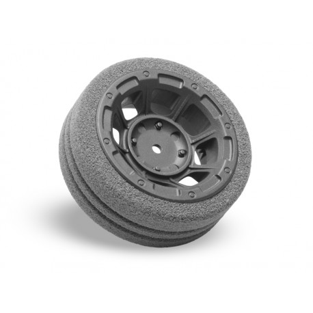 jconcepts 2450 HAZARD RADIO WHEEL | DIRT-TECH FOAM GRIP - M12