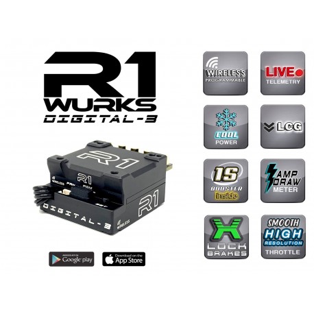 R1 Wurks Digital-3 ESC 2S/1S