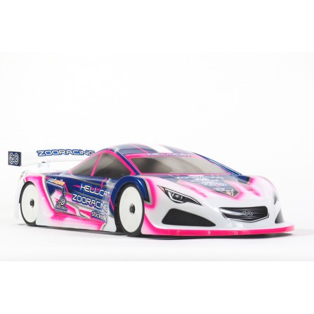 Zoo-Racing HellCat 1:10 Touring Car Clear Body - 0.7mm REGULAR