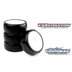 Volante V7T 1/10 TC Revolution 36R Rubber Tire Pre-glued 4pcs