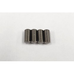 Rêve D Super Precision Machine Cut Titanium M4 x 8mm Set Screw (4pcs)