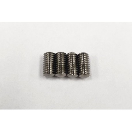 Rêve D Super Precision Machine Cut Titanium M4 x 8mm Set Screw (4pcs)