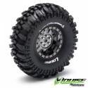 Louise CR-CHAMP Crawler Tires on 1.9" Black-Chrome Wheels