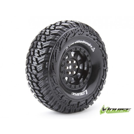 Louise CR-GRIFFIN Crawler Tires on 1.9" Black Wheels