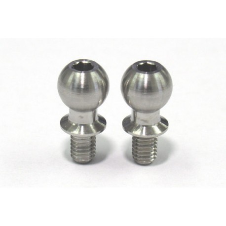 Rêve D SPM Titanium Kingpin Ball (Diameter 5.9mm, Total Length 12mm, 2pcs)