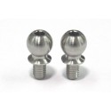 Rêve D SPM Titanium Kingpin Ball (Diameter 5.9mm, Total Length 10mm, 2pcs)