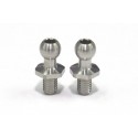 Rêve D SPM Titanium Rod End Ball S (Diameter 4.3mm, Screw Length 4.5mm, 2pcs)