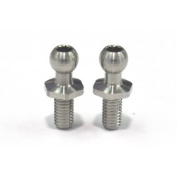 Rêve D SPM Titanium Rod End Ball M (Diameter 4.3mm, Screw Length 6.0mm, 2pcs)