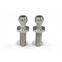 Rêve D SPM Titanium Rod End Ball L (Diameter 4.3mm, Screw Length 8.0mm, 2pcs)